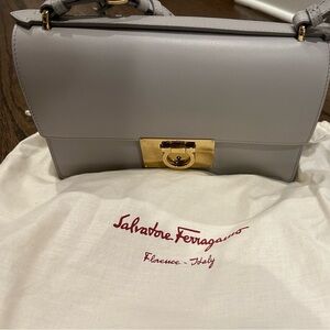 FERRAGAMO dove gray bag 🕊️
